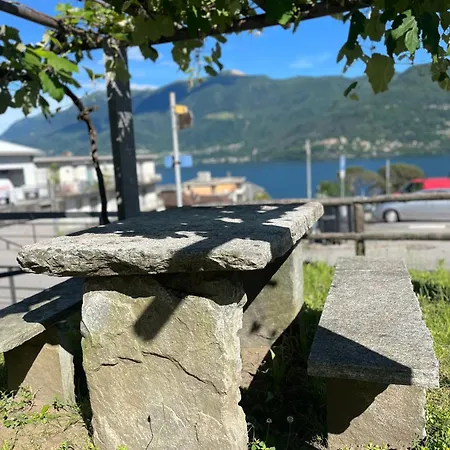 Schoenes Rustico In Bester Lage - 2 Min An Den Apartment Brissago